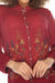 Johnny Was Eleana Embroidered Button Front Blouse Boho Chic C18823