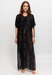 Johnny Was CSW3324-J Lace Up Maxi Kaftan Dress