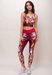 Johnny Was A8223 Golden Rose High Waist Cropped Active Legging