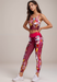 Johnny Was A8223 Golden Rose High Waist Cropped Active Legging