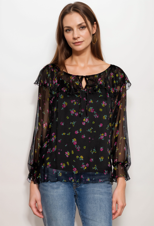 Johnny Was Love L18523 Fernanda Peasant Blouse