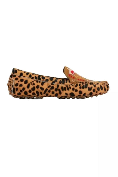 Johnny Was Taline Leopard Mocassin Shoes JWS6021