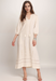 Johnny Was O31104 Gauze Bishop Sleeve Dress