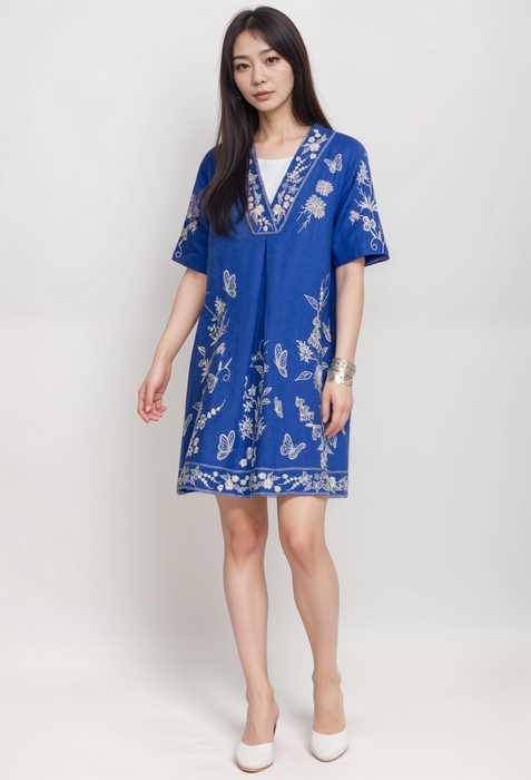 Johnny Was JWLA J31824 Domingo Dolman Dress