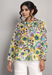 Johnny Was W11923 Ikat Bloom Shirred Yoke Blouse