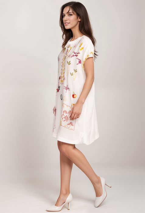 Johnny Was Mishti Dress Natural B31224