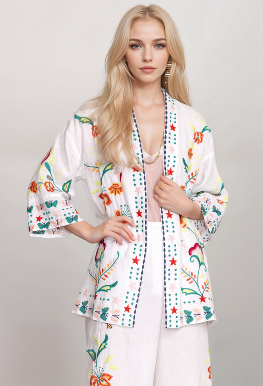 Johnny Was R41524 Averi Linen Kimono