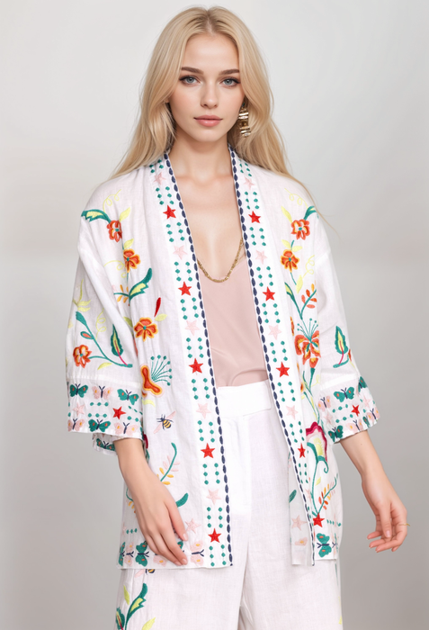 Johnny Was R41524 Averi Linen Kimono