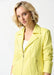 Joseph Ribkoff Style 242908 Faux Suede Studded Zip Front Fitted Jacket