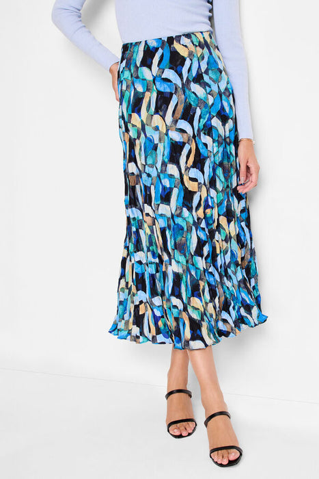 NIC+ZOE F241726 Wave Links Skirt