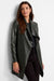 NIC+ZOE F241023 Faux Leather Lounge Around Jacket