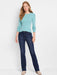 NIC+ZOE F241156 Ribbed Sweater Tee