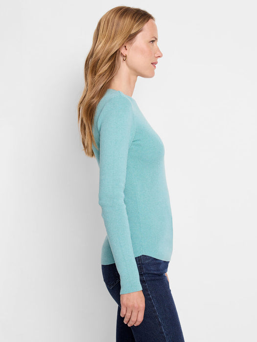 NIC+ZOE F241156 Ribbed Sweater Tee