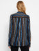 NIC+ZOE F241621 Painted Stripe Onyx Top