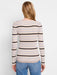 NIC+ZOE F241153 Striped Ribbed Sweater Tee