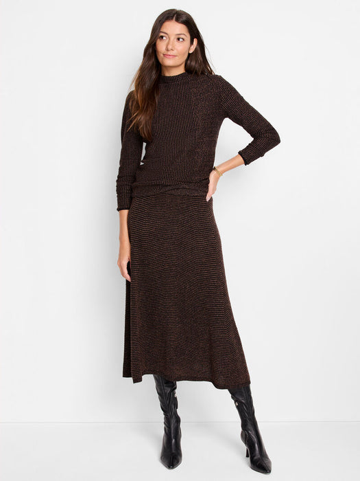 NIC+ZOE F241323W Pixel Knit Skirt