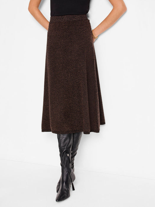 NIC+ZOE F241323W Pixel Knit Skirt