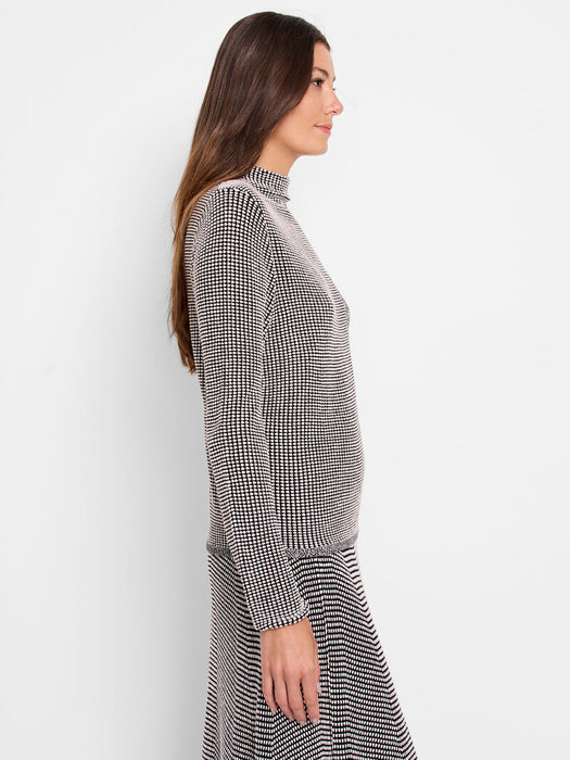 NIC+ZOE F241144 Pixel Knit Sweater