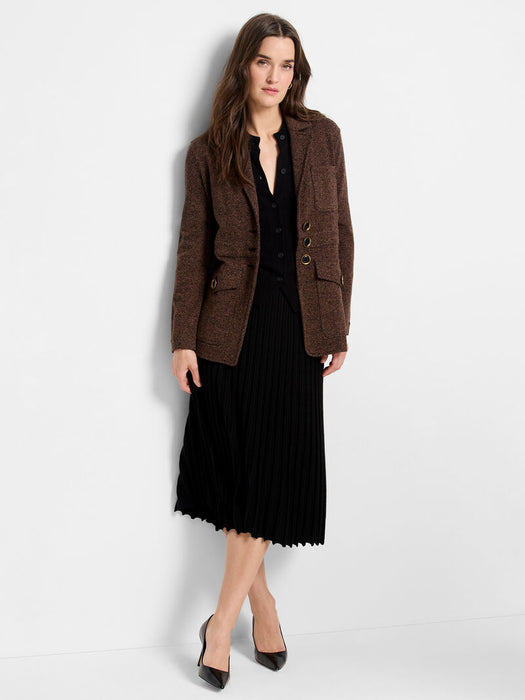 NIC+ZOE F241132 Editor Knit Blazer