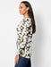 NIC+ZOE NZT NZTF242047 Blurred Petals Long Sleeve Top