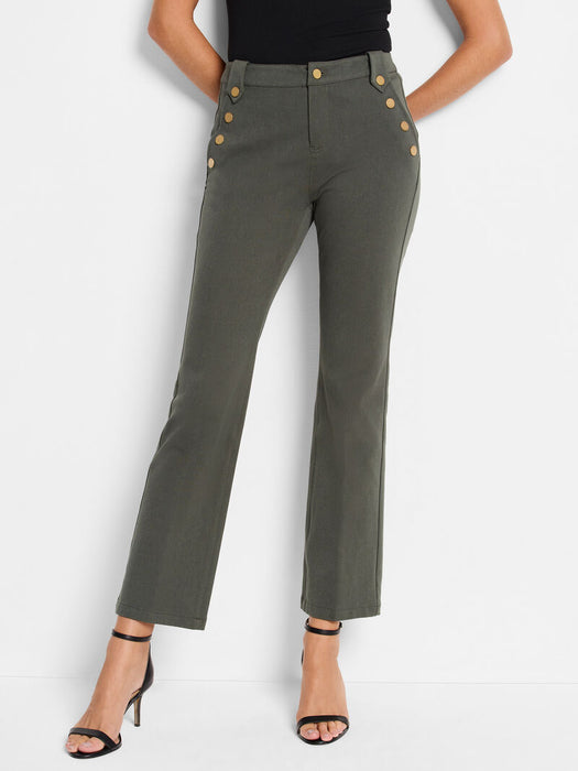 NIC+ZOE F241854 28" Demi Boot Sailor Plaza Pant