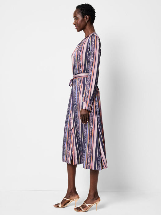 NIC+ZOE Animal Stripe Loren Dress F241902