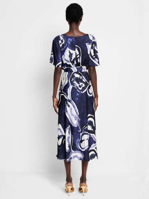 NIC+ZOE F241904 Watercolor Vines Brooke Dress