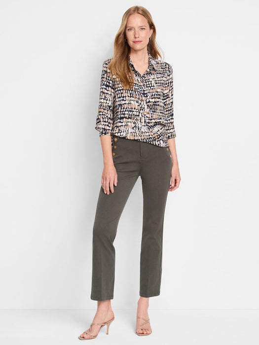 NIC+ZOE F241638 Harvest Dot Button-Up Top