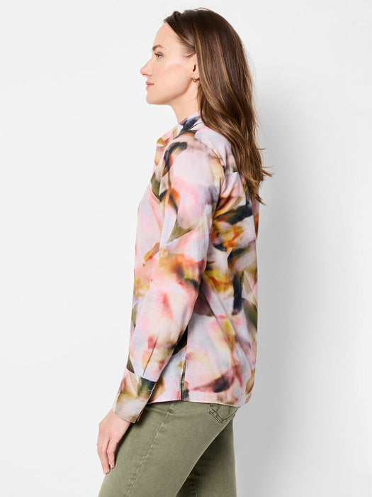 NIC+ZOE F241623 Smoky Petals Shirt