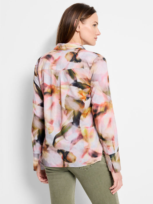 NIC+ZOE F241623 Smoky Petals Shirt