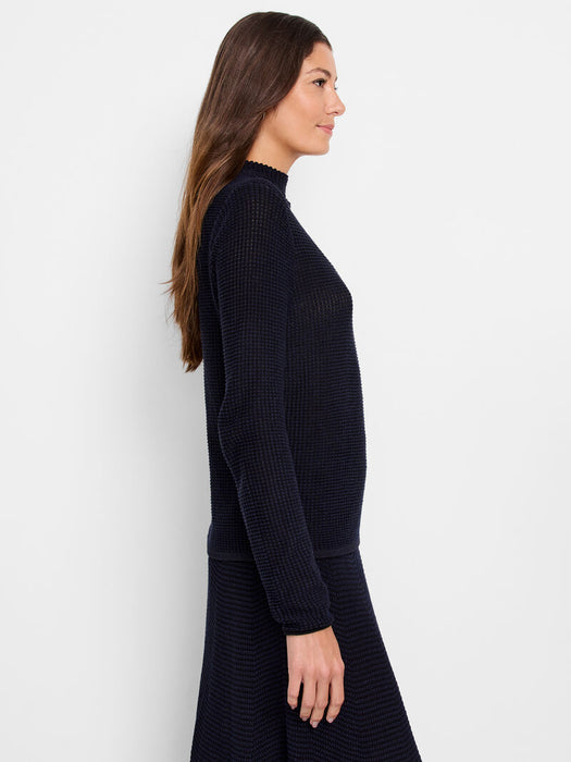 NIC+ZOE F241144 Pixel Knit Sweater