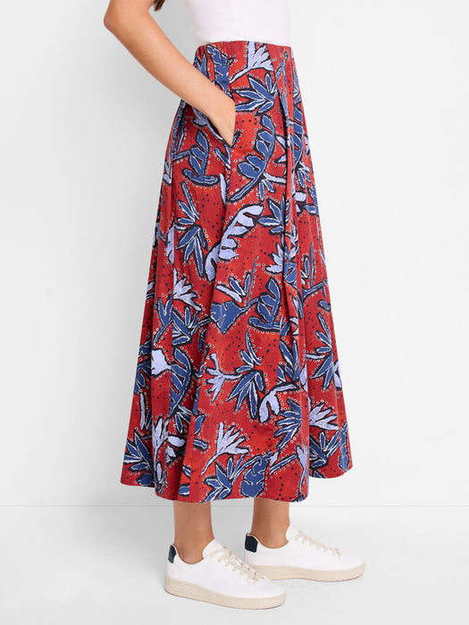 NIC+ZOE Autumn Leaves Skirt F241723