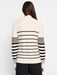 NIC+ZOE ACTF248105 Easy Stripe Half Zip Sweater