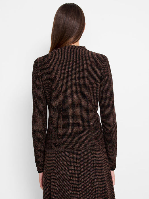 NIC+ZOE F241144P Pixel Knit Sweater