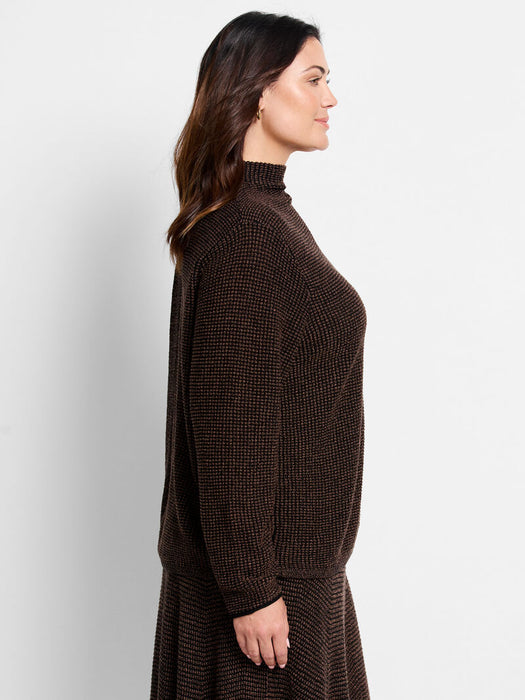 NIC+ZOE F241144W Pixel Knit Sweater