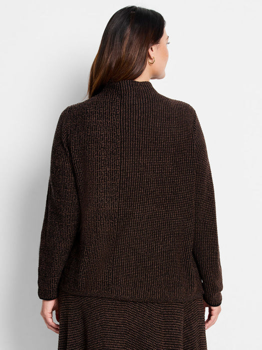 NIC+ZOE F241144W Pixel Knit Sweater