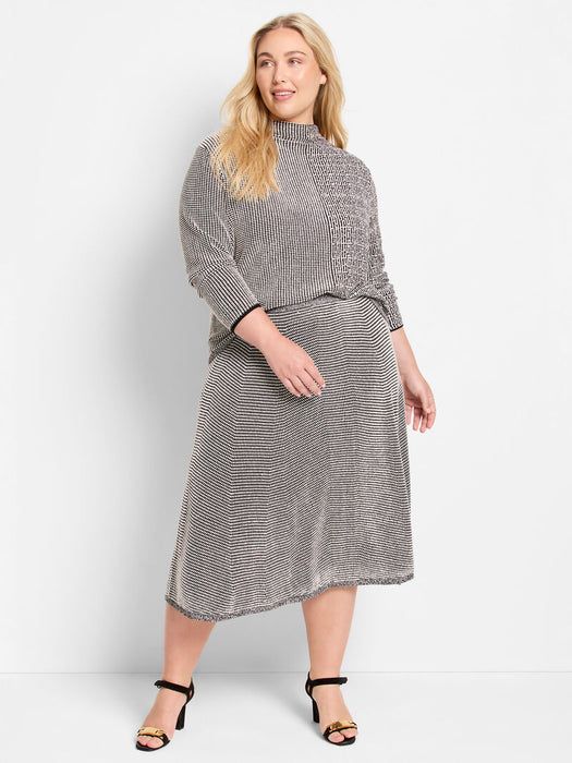 NIC+ZOE F241144W Pixel Knit Sweater