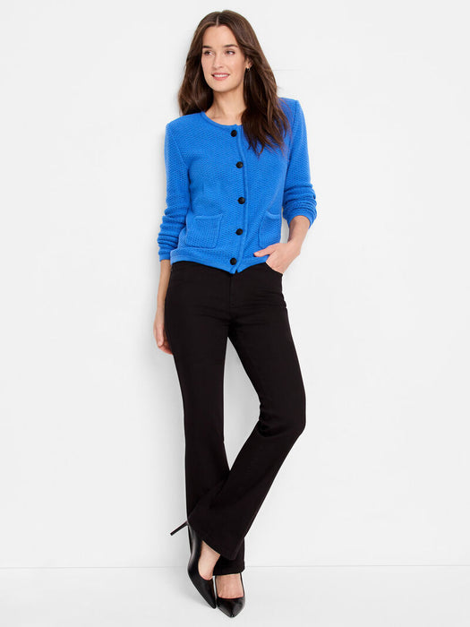 NIC+ZOE F241155 Textured Sweater Jacket