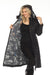 Johnny Was Black Sano Ski Zip Front Hooded Long Puffer Coat Boho Chic R48723