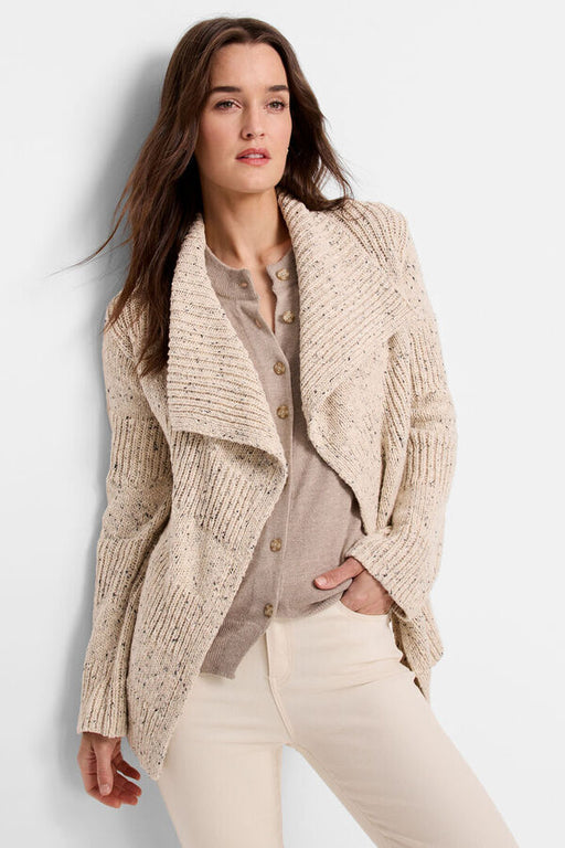 NIC+ZOE F241127 Texture Tweed Cardigan