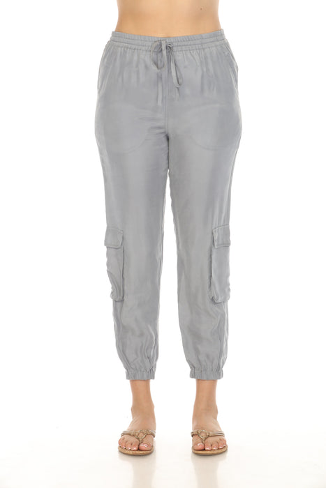 Johnny Was Style R65120-D Grey Alice Cargo Jogger Pants