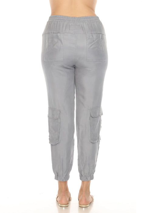 Johnny Was Grey Alice Cargo Jogger Pants R65120-D