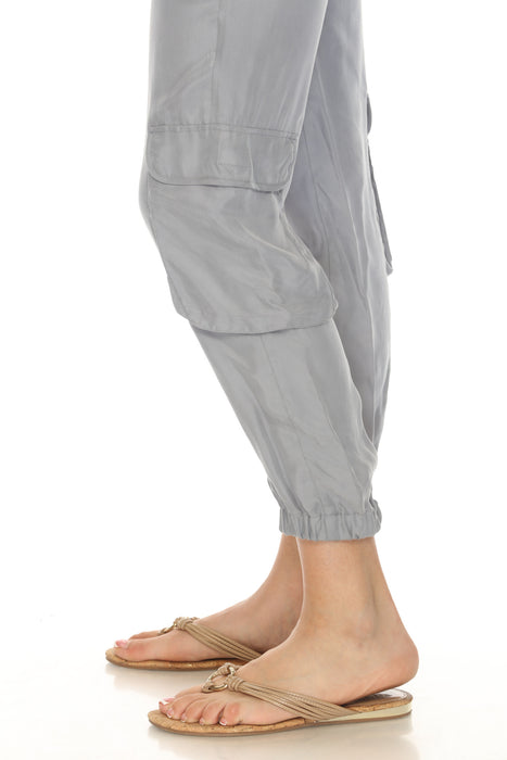 Johnny Was Grey Alice Cargo Jogger Pants R65120-D