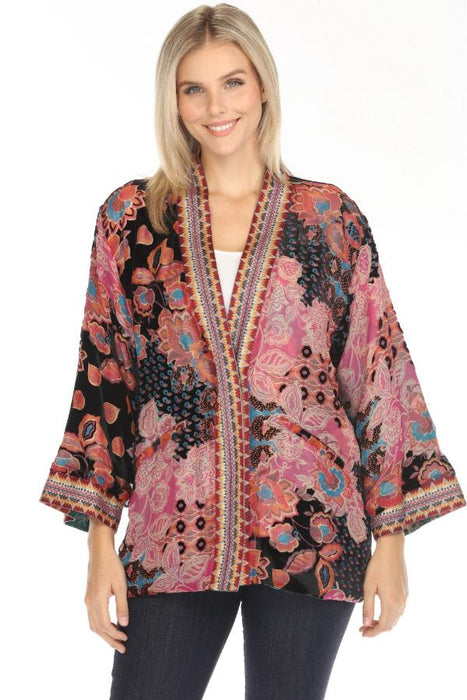 Johnny Was Style C45124BO Alvarado Merhawi Burnout Reversible Kimono