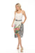 Johnny Was Style CSW7922 Floral Zebra Print Beach Wrap Cover-Up Skirt Boho Chic