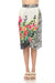 Johnny Was Style CSW7922 Floral Zebra Print Beach Wrap Cover-Up Skirt Boho Chic