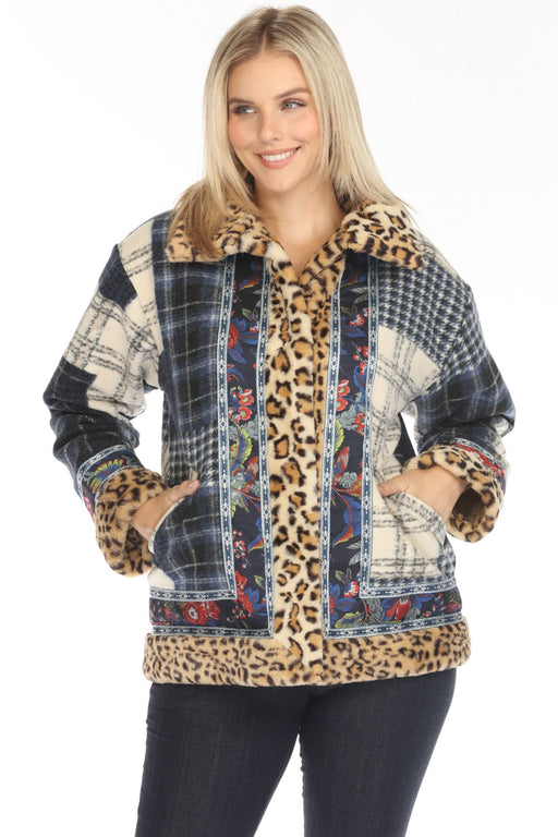 Johnny Was Style C45524-O Becks Plaid Reversible Jacket