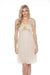 Johnny Was Biya Style JW02 Beige Embroidered Mesh Dress