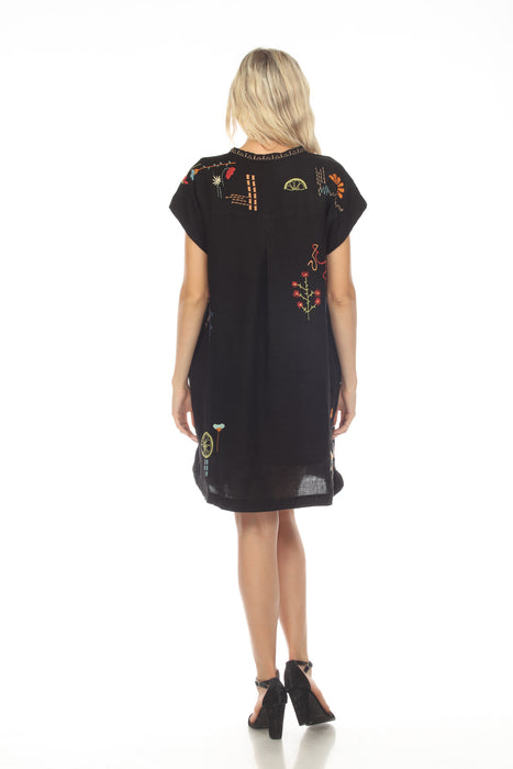 Johnny Was Biya Lemona Embroidered Dress Boho Chic B36323-4