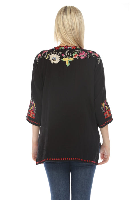 Johnny Was Biya Spring Willow Blouse B13524B3 Boho Chic *